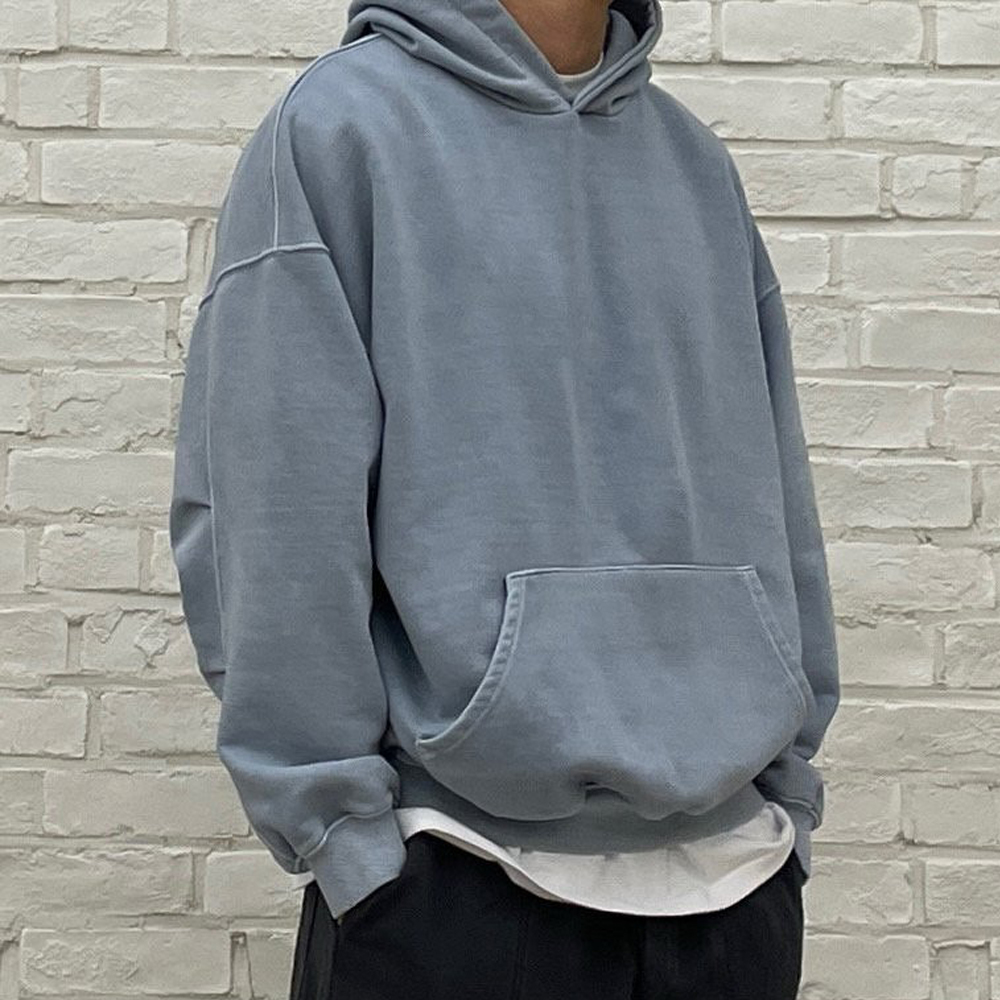 피그먼트 후드티 mosco 24fw 오버핏 : 마레스옴므