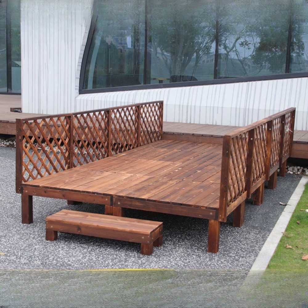 SKL 평상만들기 야외 야외평상마루 평상diy 야외평상 길이60x폭60x높이18 플랫폼 1개 : 숙랜드코리아