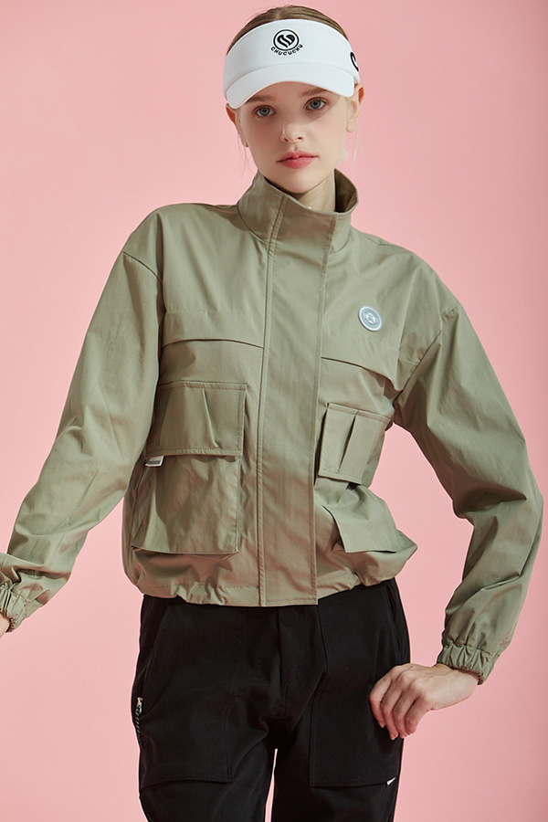 [CHU~/by어반에이트]  C22F-JP003W 시크 볼륨 아우터 - 3색: OLIVE GREEN/ PINK/ BLAC : 어반에이트