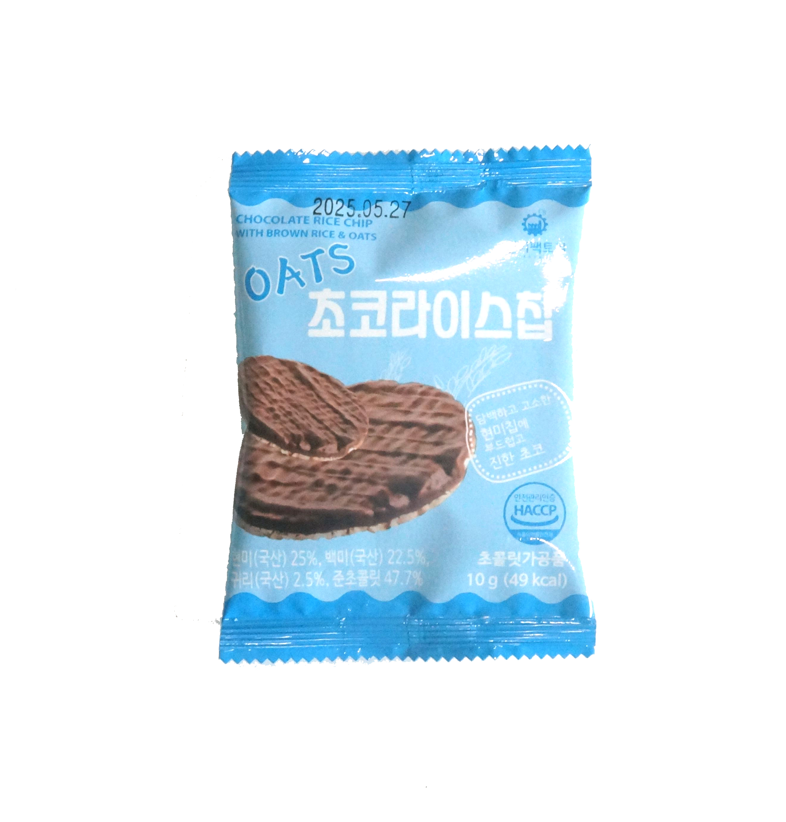 [현미팩토리] 오트초코라이스칩 우리 현미 귀리로 만든 건강한 초코 과자 뻥튀기 : 자연 품은 푸른들
