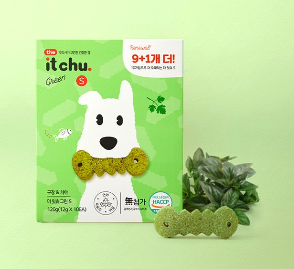 더 잇츄S 옐로우 강아지 양치껌 개껌 덴탈껌 치석제거껌 소형견 노령견 간식 핏펫 : 이드몽