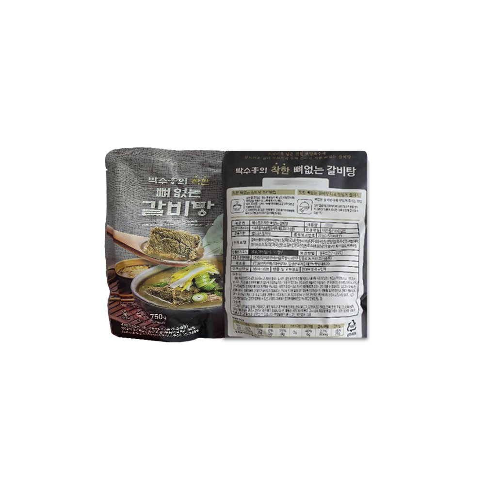 NEW 박수홍의 착한 뼈없는 갈비탕 750g x 10개 : 현이컴퍼니