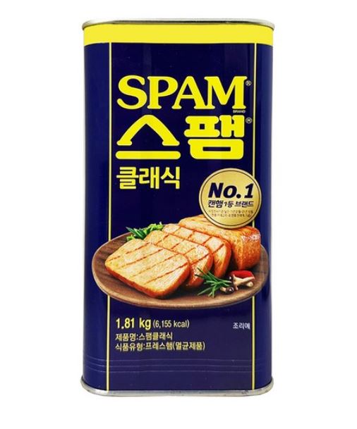 씨제이 CJ 스팸 대용량 업소용 1.81kg 대량구매 직접배송 20박스 : 퍼시피카 튜나