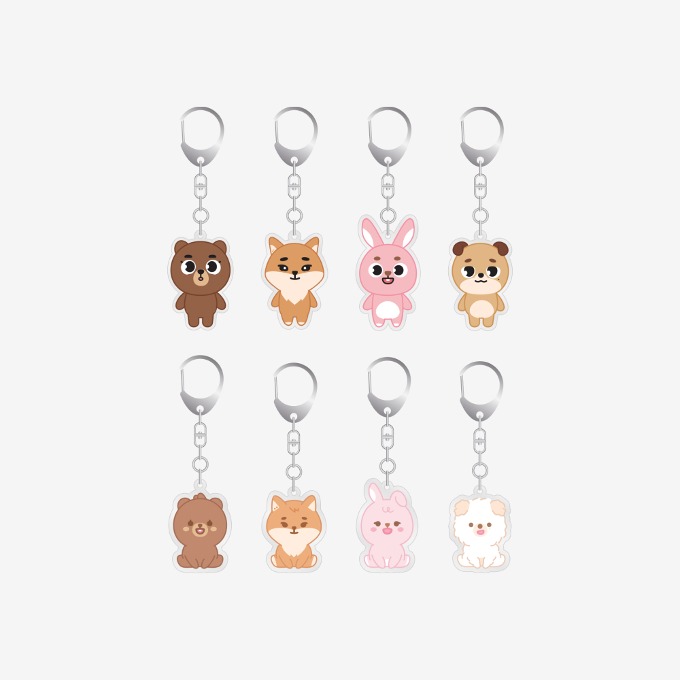 (당일발송 랜덤 데니멀즈 시크릿 키링) 데이식스 DAY6 DENIMALZ SECRET KEYRING - MISSION No 9 : 팬덤뮤직