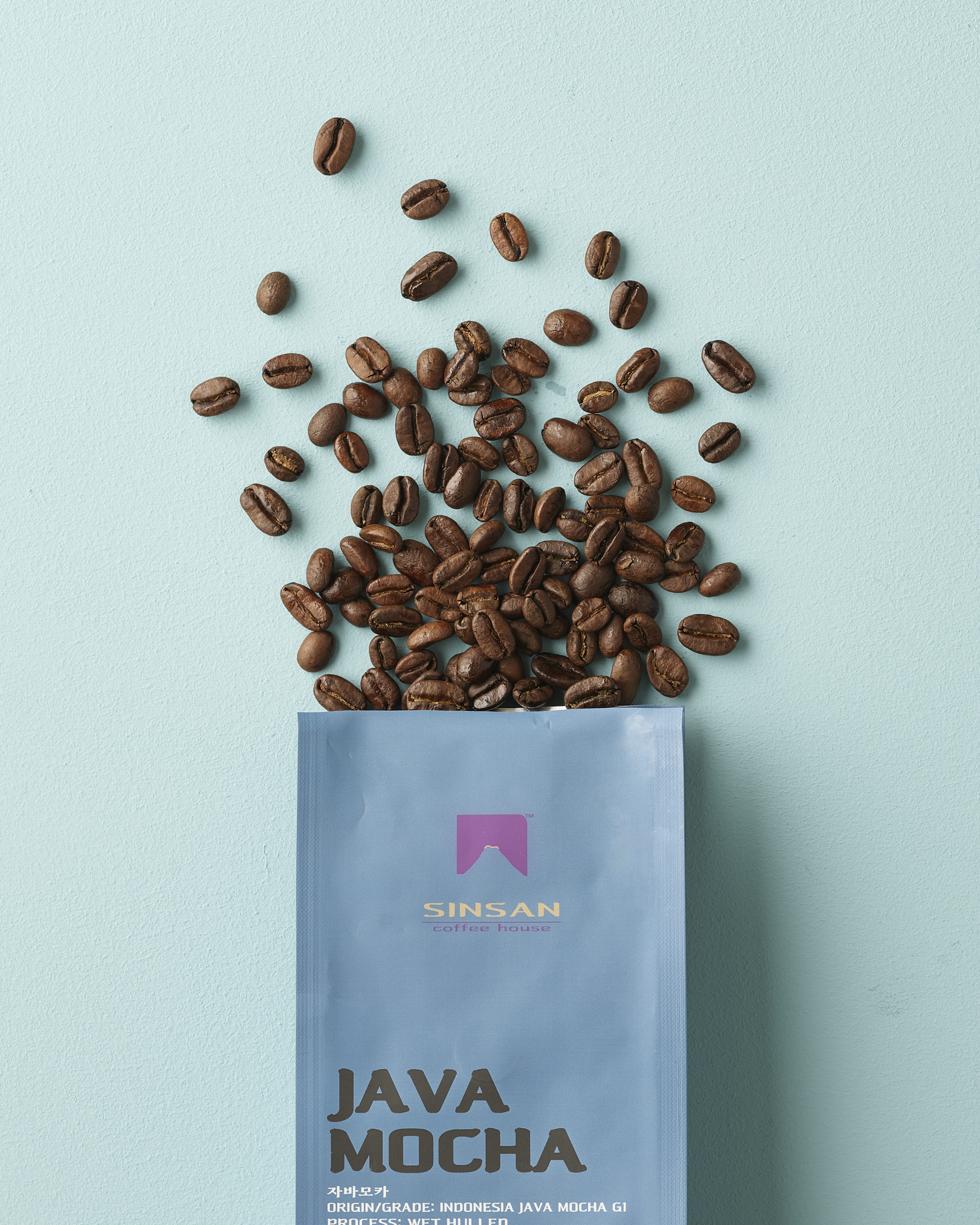 신산커피하우스 자바 모카 200g 싱글 오리진 커피원두 프렌치 로스팅 : SINSANCOFFEE