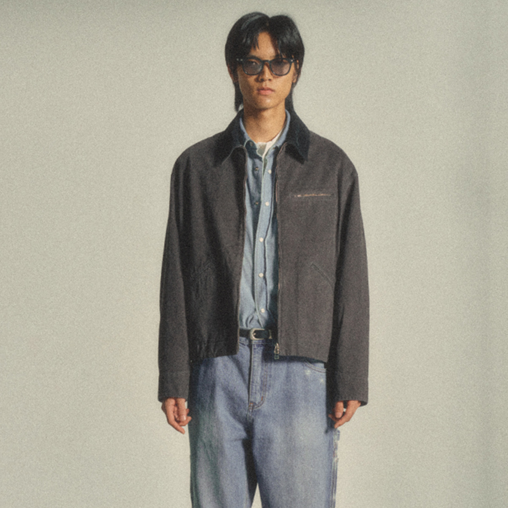 [아트이프액츠][Art if acts] Hillside Work Jacket Faded Charcoal 힐사이드 워크 자켓 페이디드 차콜 : wyndshop