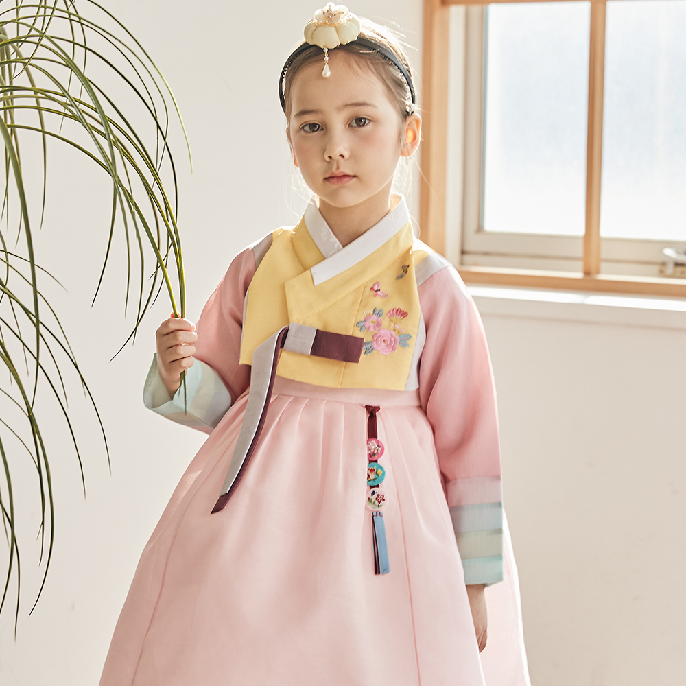 하랑한복 유아 아동 여아 한복 나래랑+사은품복주머니 : 하랑한복