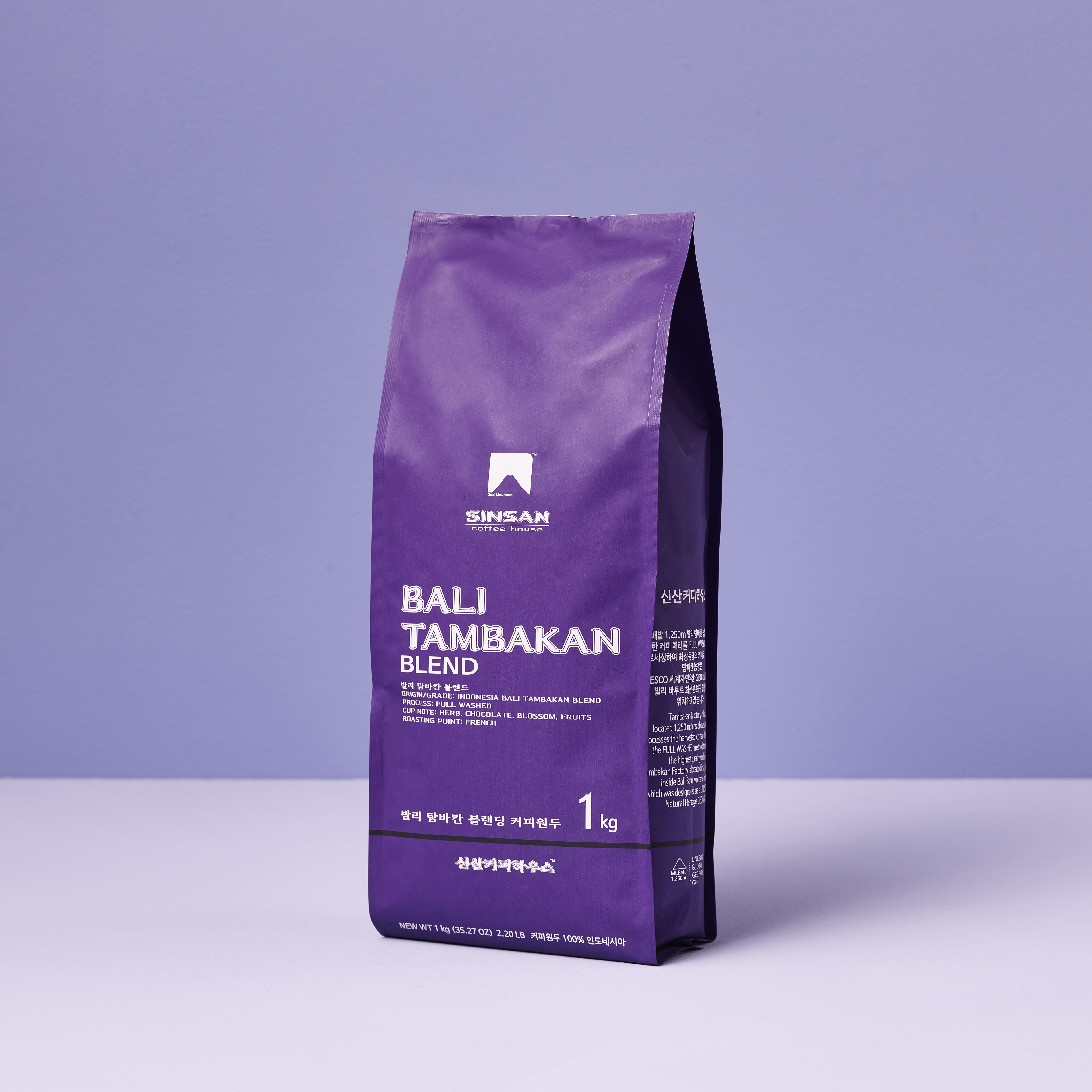 신산커피하우스 발리 탐바칸 블렌드 커피 원두1kg 대용량 스페셜티 원두 : SINSANCOFFEE