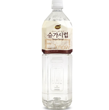 동서 리치스 슈가시럽 1.5L 달콤한 설탕시럽 카페시럽 슈가시럽 커피시럽 카페 업소용 식자재 : B.Tree