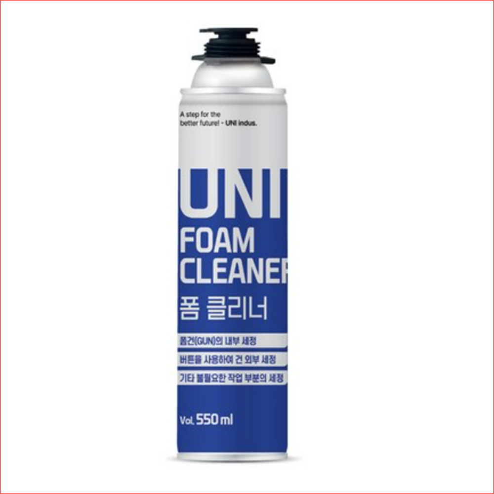 우레탄 폼 제거 제거제 세척제 우레탄 폼 클리너 크리너 550ml 1개 : 지둥몰