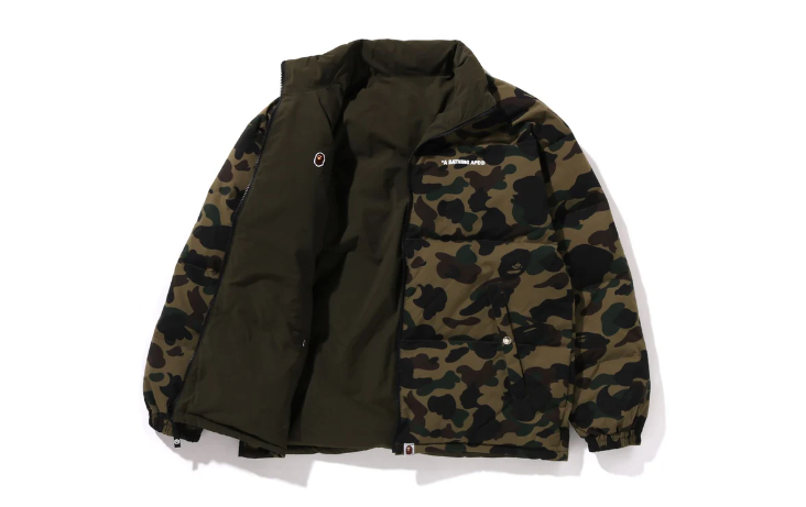 BAPE 베이프 퍼스트 카모 리버시블 다운 자켓 1K80144009 : BASS SHOP