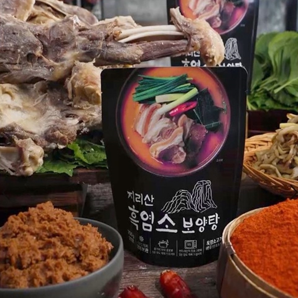 지리산 사계절 흑염소 보양탕 4팩 8인분 : 율가상점