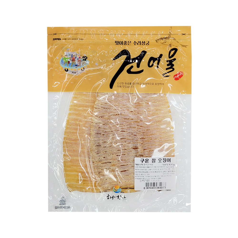 해어찬 수라상궁 건어물 구운 참 오징어 100g (8809403084073) : 서울서남부농협하나로마트