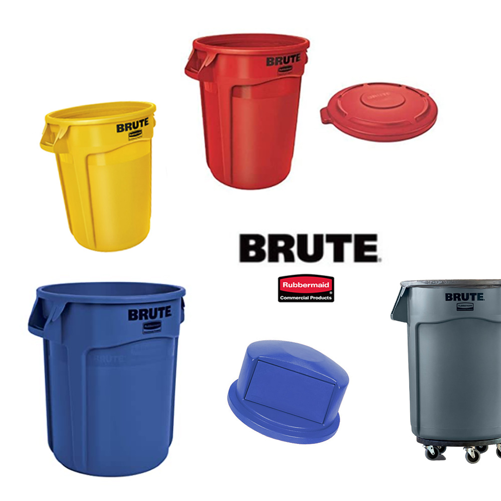 러버메이드 벤티드 브루트 37L 원형 컨테이너 BRUTE 휴지통 다용도 정리함 원두보관 사료통 : 디에이치마트
