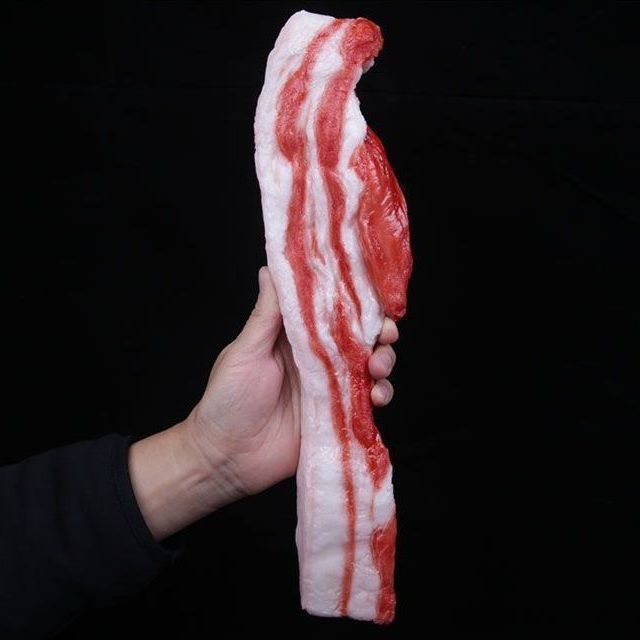 고기 모형 정육점 진열장 전시 삼겹살 가짜 소품 인테리어 촬영 : 글로픽몰