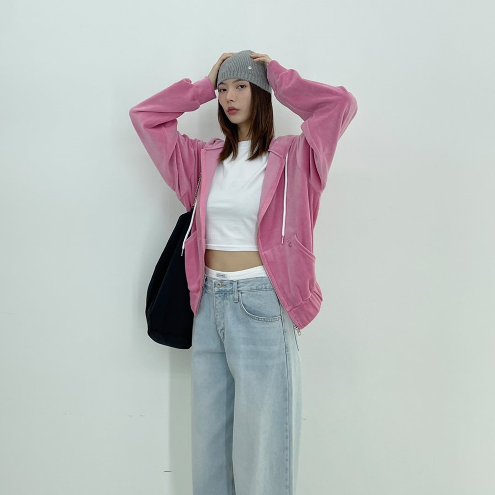디투 케룸 벨루아 후드집업 : 이니핏