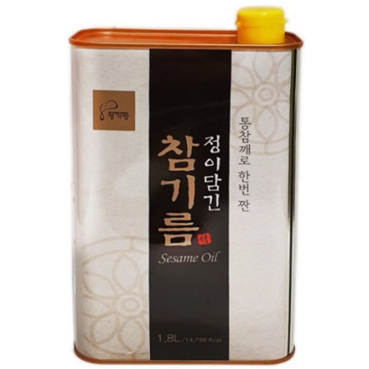 명가랑 정이담긴 참기름 1.8L  1개 : 리틀리아몰