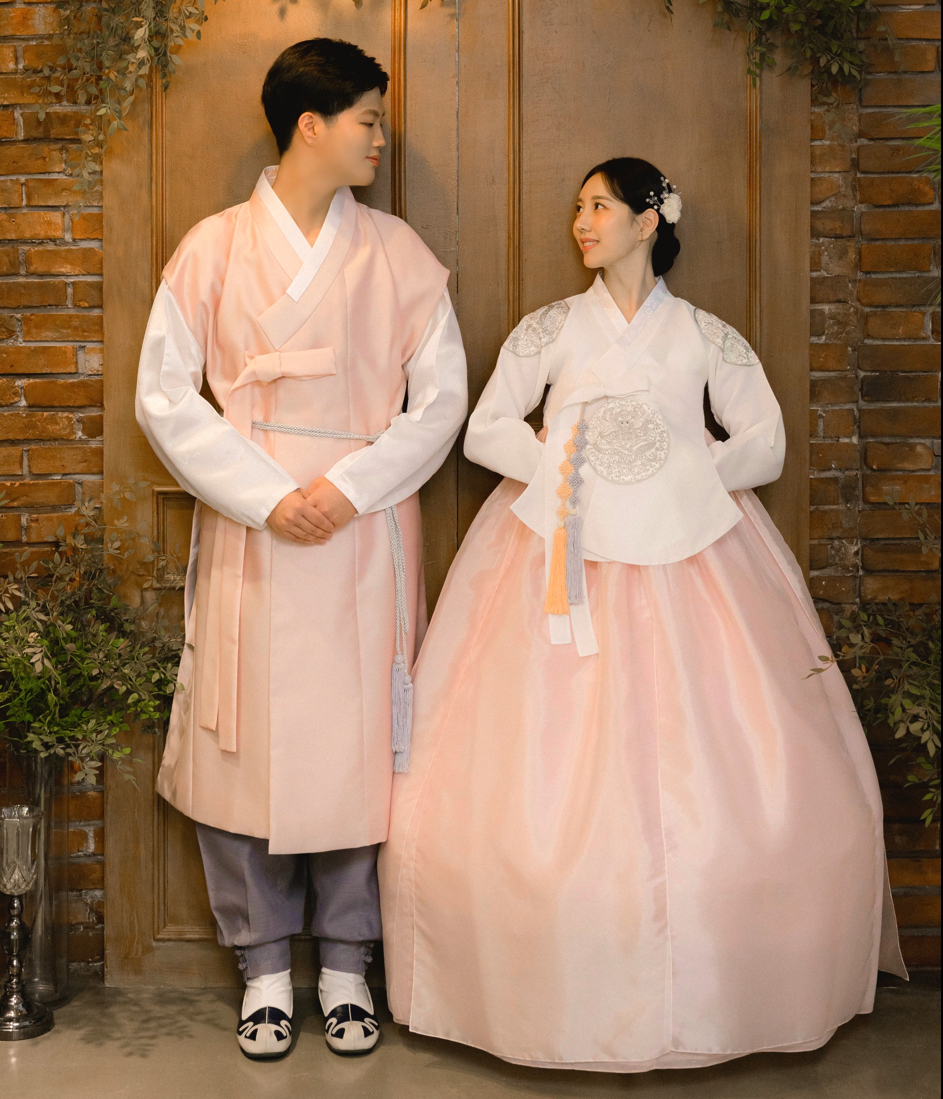 [대여]2인 신랑신부한복대여 커플한복 돌잔치 웨딩촬영한복 : 미다움