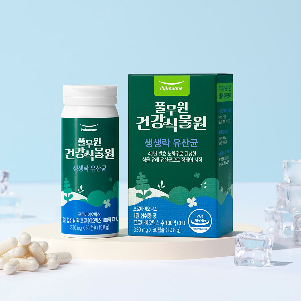 [주문생산] 풀무원건강식물원 생생락 유산균 (2개월분) - 100억 비피더스유산균 함유, 냉장배송 신선유산균 : 풀무원건강생활