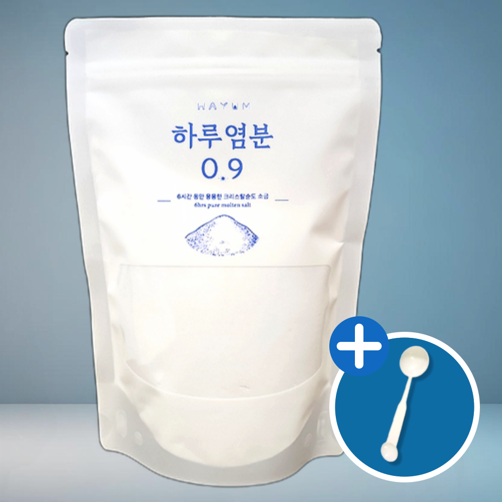용융소금 소금물 장청소 대용량 500g 6시간용융 하루염분0.9 미네랄소금 : 하루염분0.9