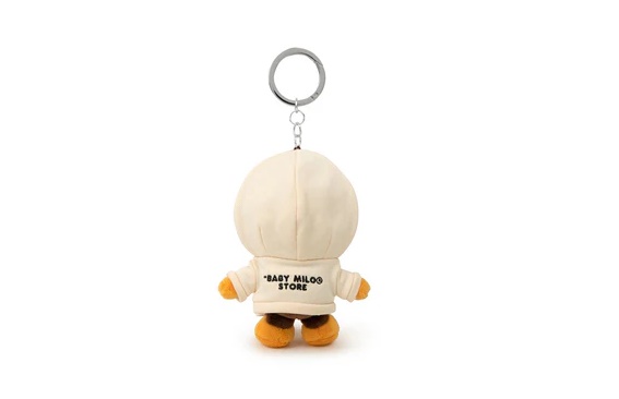 BAPE 베이프 베이비 마일로 키체인 키홀더 크림 컬러 : BASS SHOP