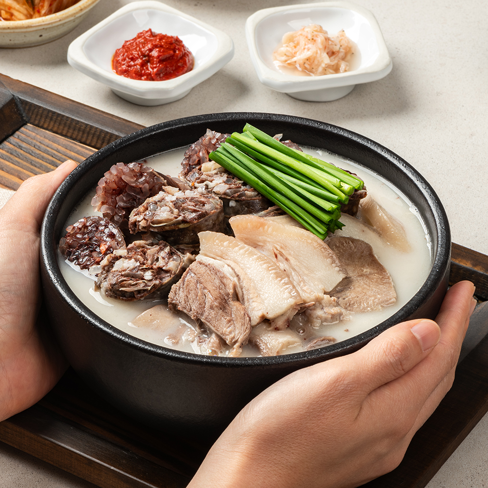 곱창파는청년들 순대 국밥 500g 순댓국 순대국 고기 캠핑 국 : 곱창파는 청년들