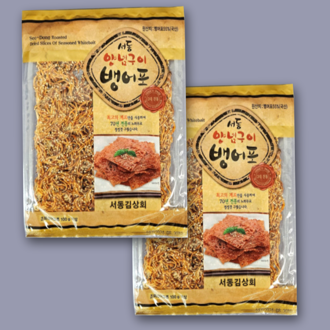 [용운골두부] 70년전통 서동 양념구이 뱅어포 6봉지 : 온다용운시장협동조합