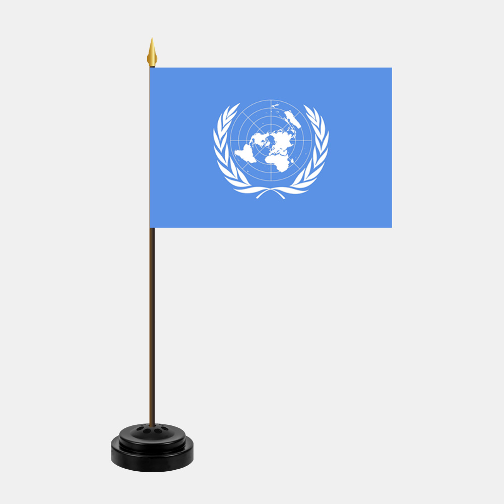 UN 유엔 미니기 국기 탁상기 깃발 세계국기 : 태극기 깃발제작 플래그샵