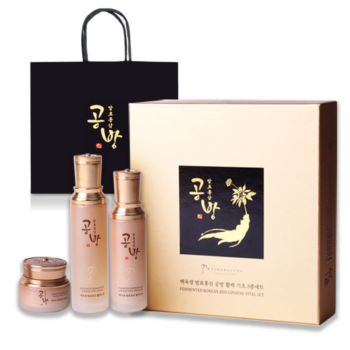 대한홍삼 백옥생 발효홍삼 공방 활력 3종세트(쇼핑백 포함) : 굿푸드스토어