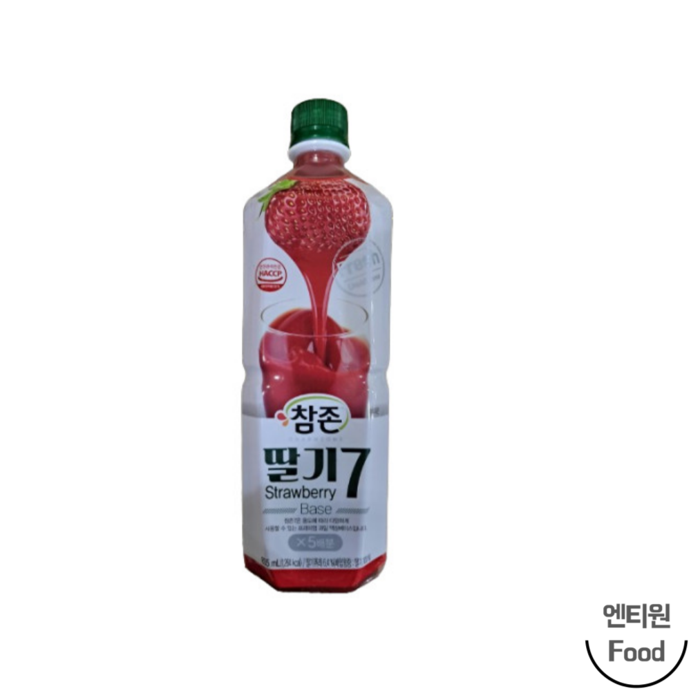 참존식품 참존 딸기7 원액 835ml : 엔티원푸드