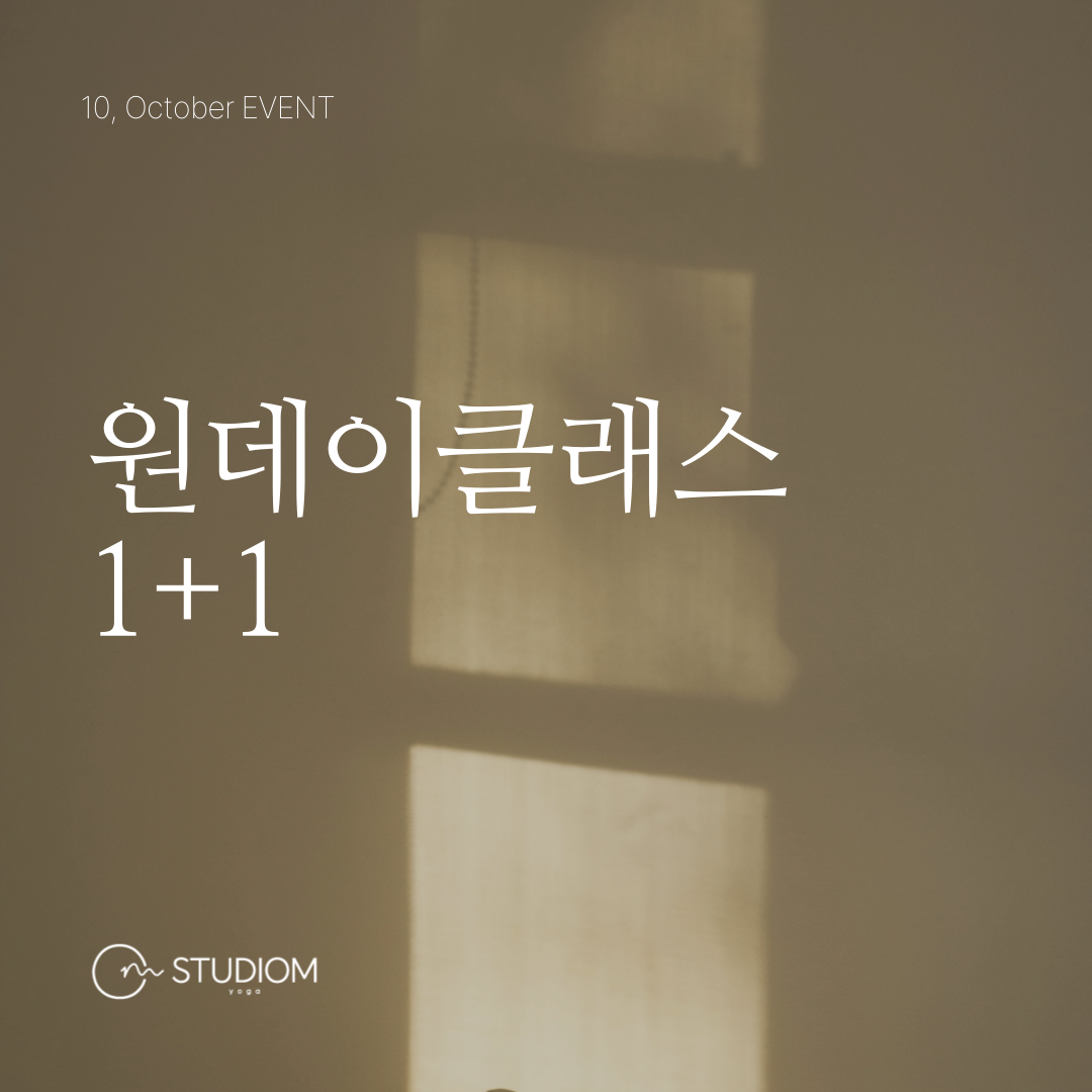 스튜디옴 1 Session 1인1회 쿠폰 강남 요가그룹레슨 요가강좌 요가수업 : 스튜디옴 온라인