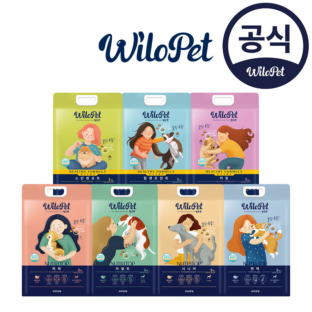 유한양행 윌로펫 뉴트리탑 시니어 3kg 말랑육즙 소프트사료 헬시포뮬러 강아지사료 : 유한양행 펫스토어