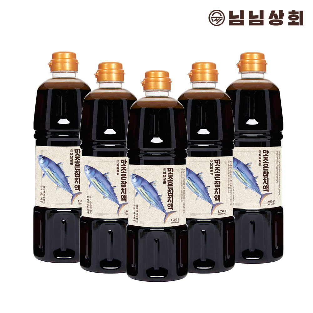 님님상회 맛조은참치액 10초육수 5병 x 1,050g : 주식회사 님님상회