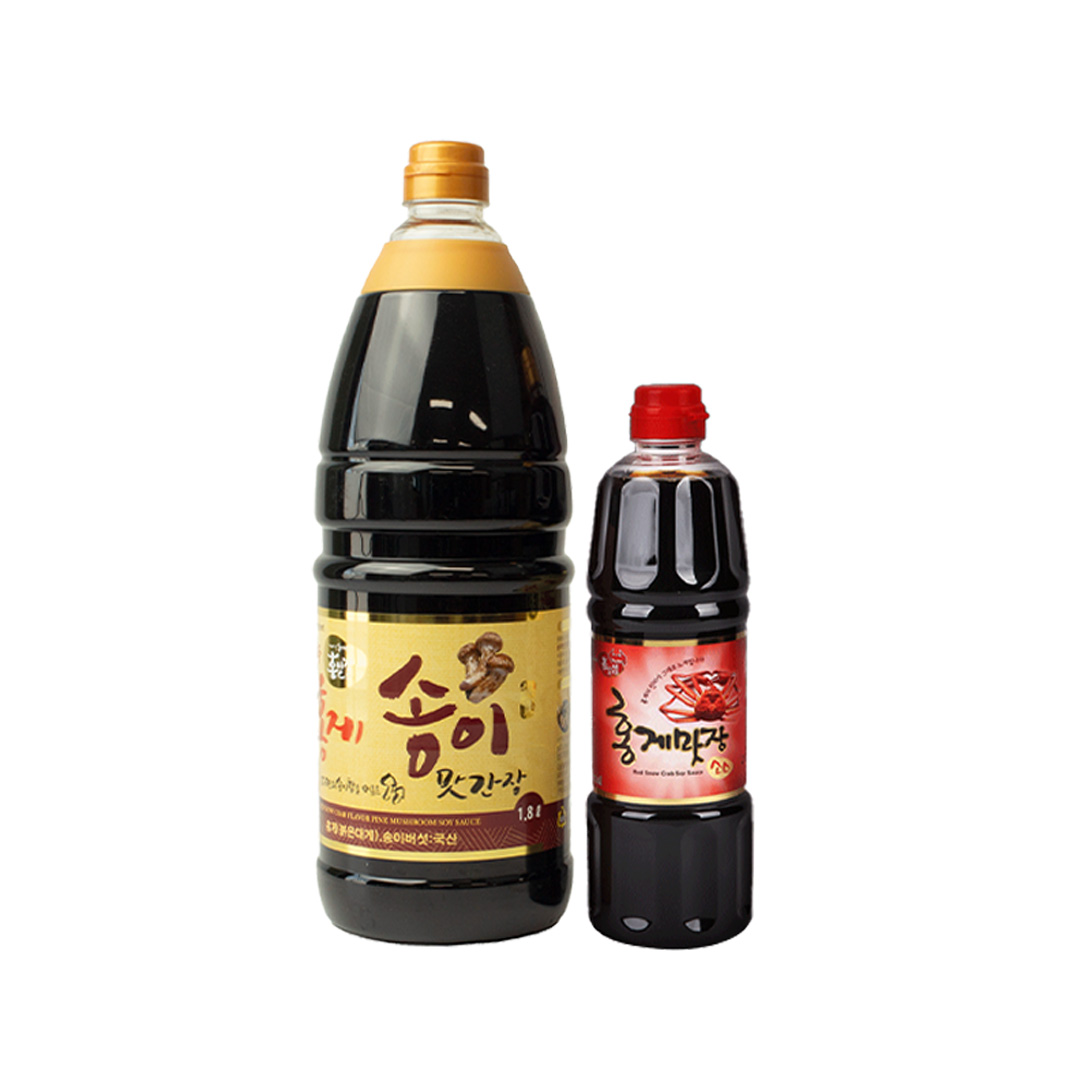 홍게맛송이간장1.8L+레드500ml : 박회장 제철음식