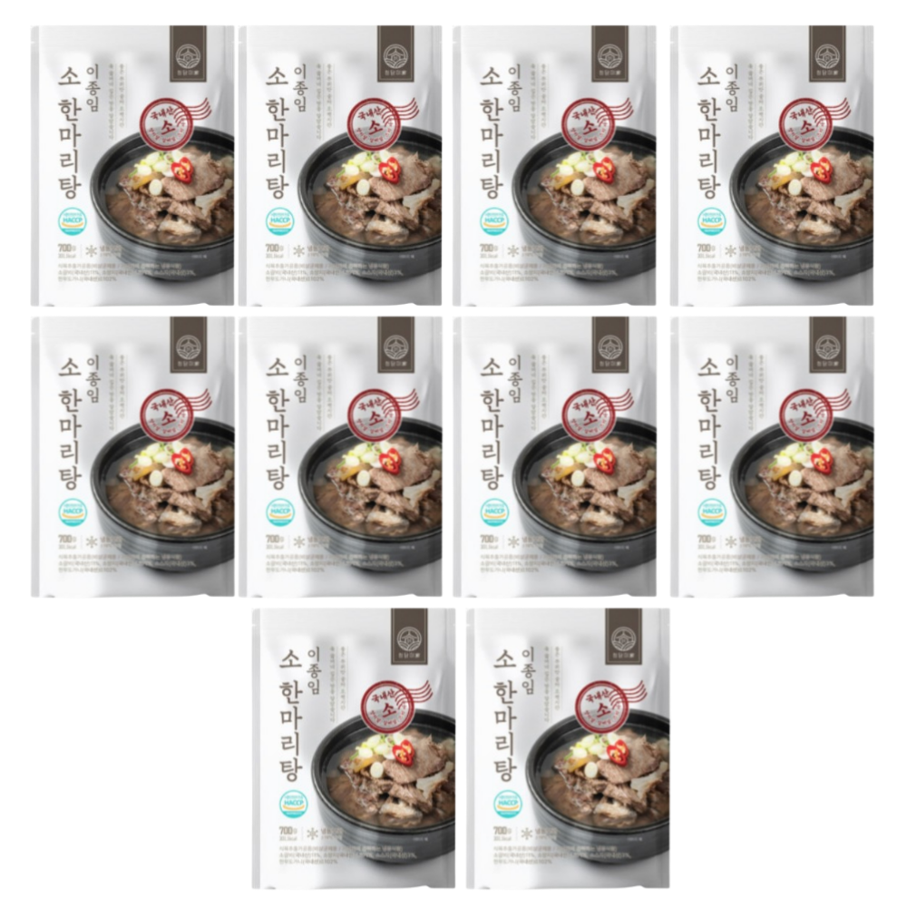 이종임 소한마리탕 700g 10팩 : 율이오니