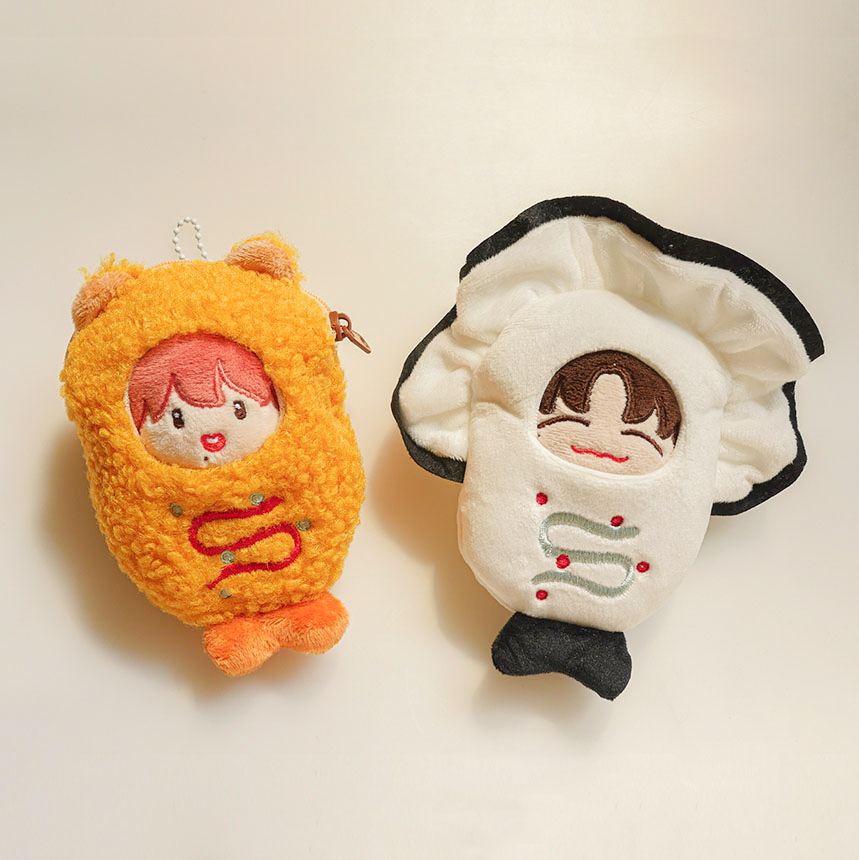 10cm 새우튀김 굴튀김 인형옷 모자 수트 무속성 아이돌 소품 솜깅이 악세사리 키링 잠옷 : 선희상점