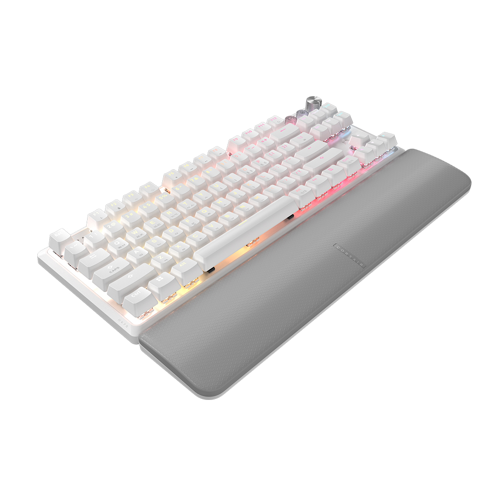 커세어 K70 PRO TKL MGX 래피드트리거 게이밍 기계식 키보드 화이트 마그네틱 자석축 : 커세어 공식 브랜드 스토어