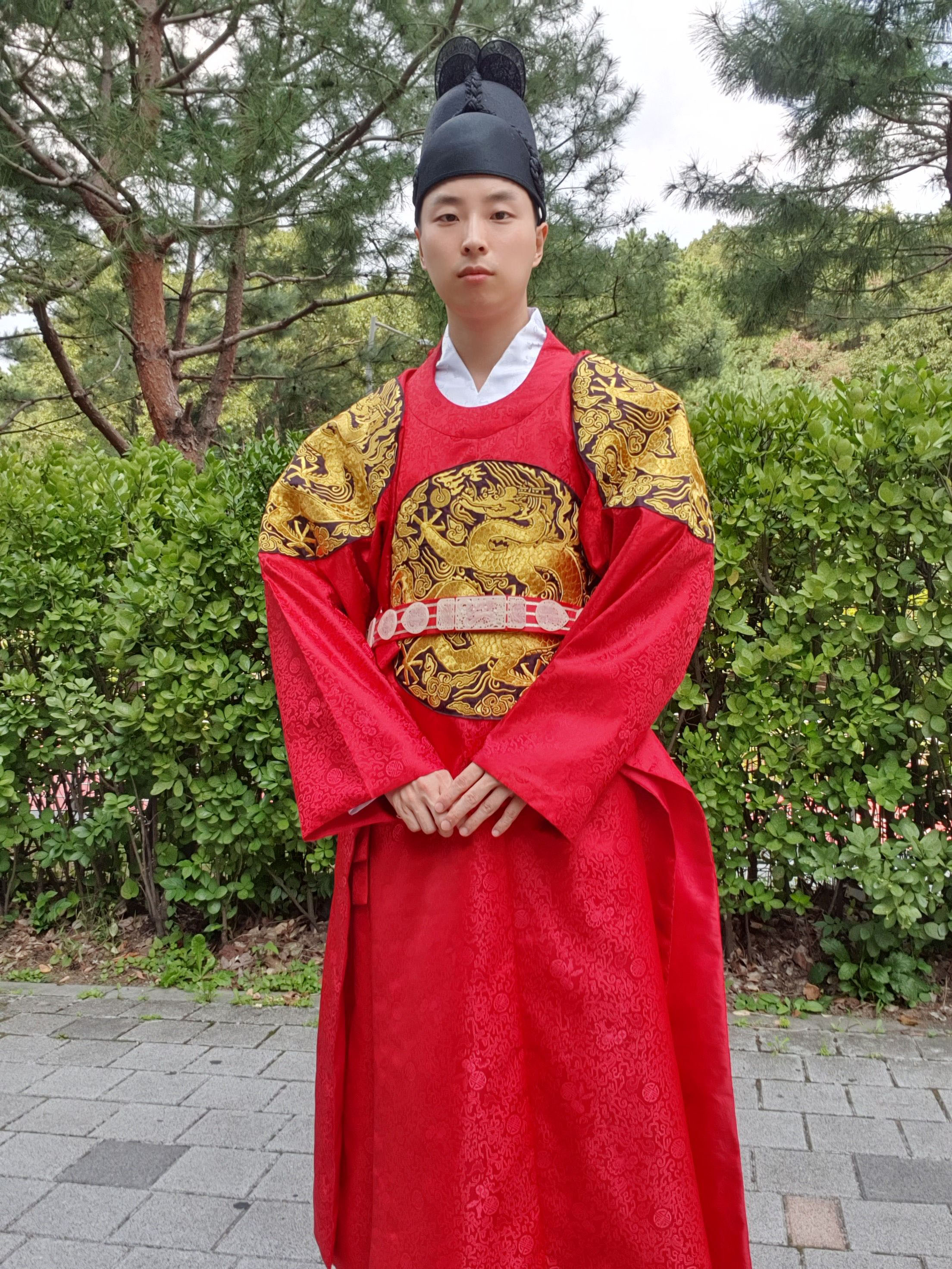 용포 대여,세종대왕 곤룡포 ,창제용포 : 규화한복