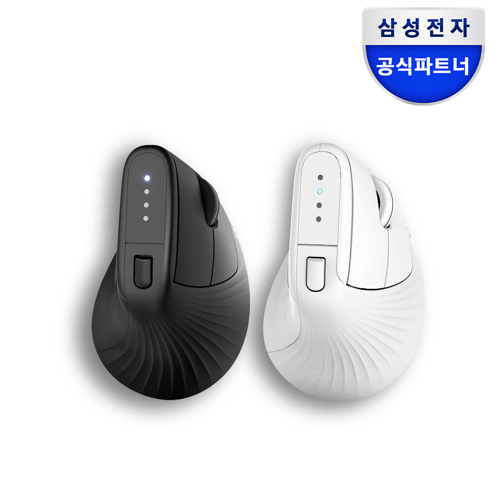 삼성전자 무선 버티컬 마우스 SM-M1300Q 저소음 블루투스 멀티페어링 화이트 : 삼성공식파트너 모니칸
