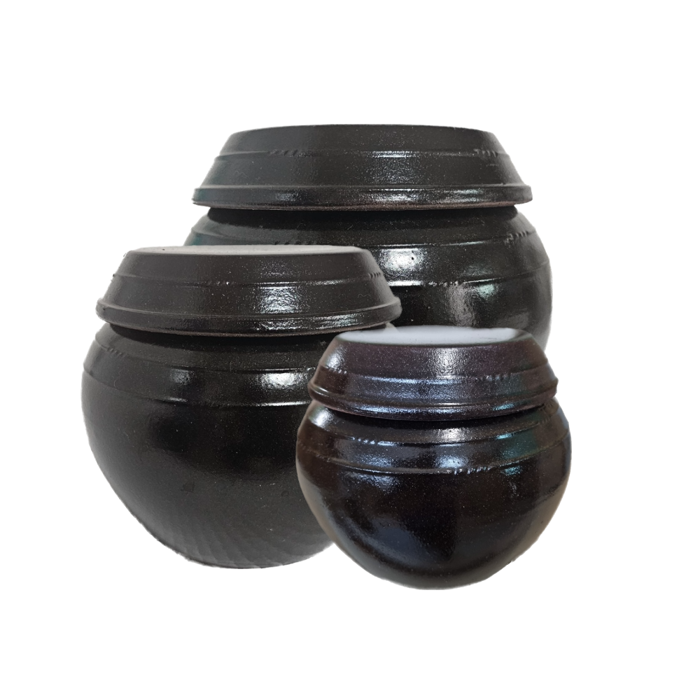 하나토기 양념단지 3종세트 2개세트 무공해항아리 냉장보관가능 김장독 현관소금단지 미니옹기 : 여주옹기