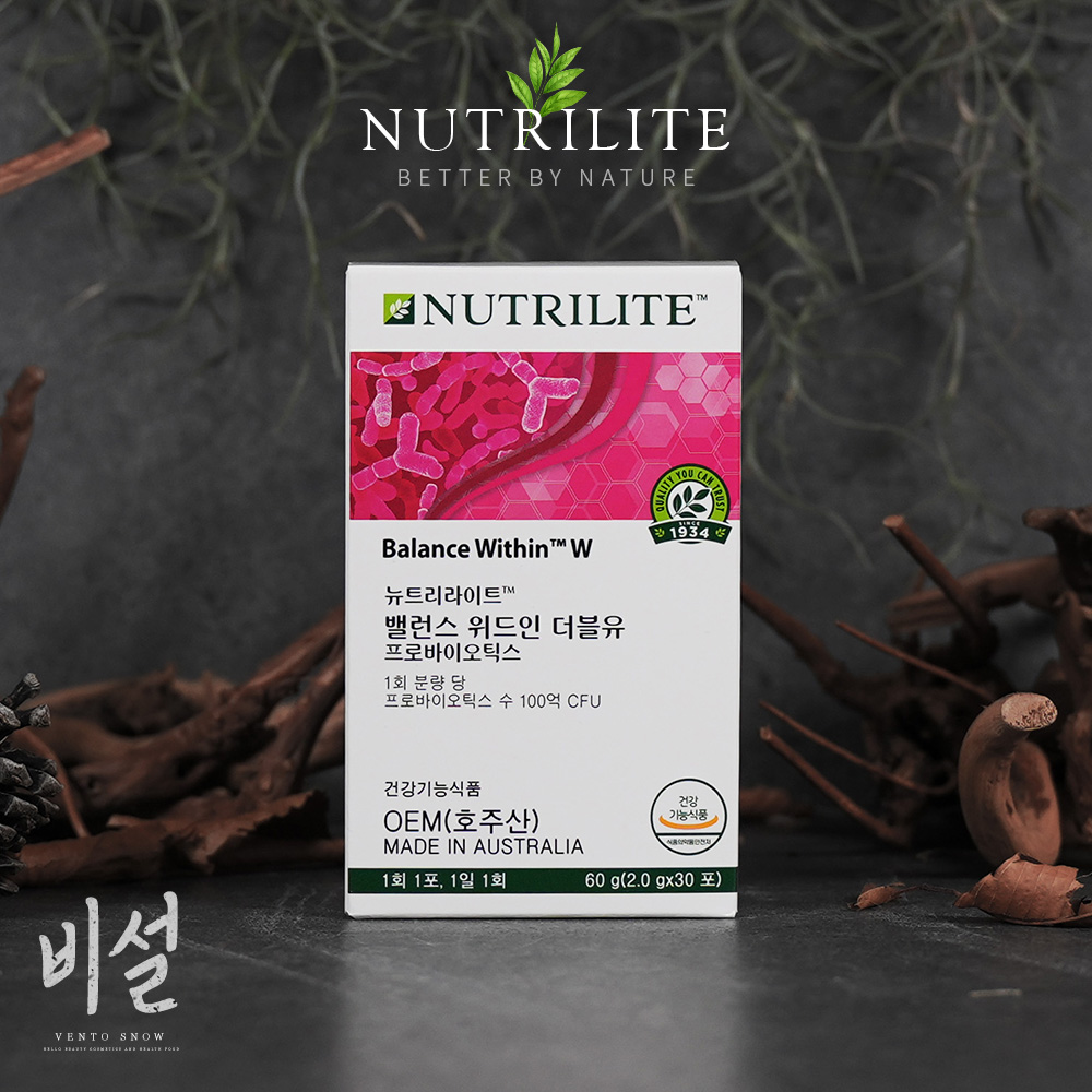 암웨이 뉴트리라이트 밸런스 위드인 더블유 2g x 30포 : 비설