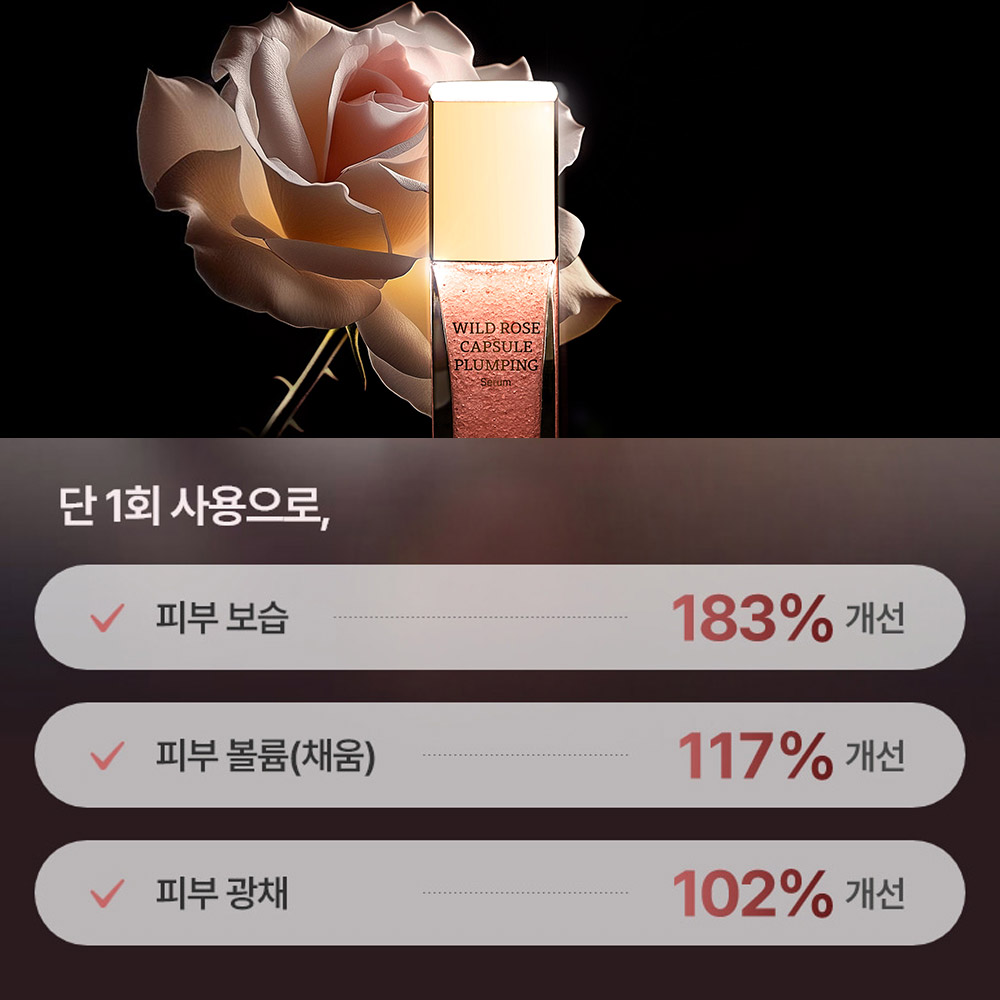 메디테라피 와일드 로즈 캡슐 플럼핑 세럼 1박스 : 메디테라피
