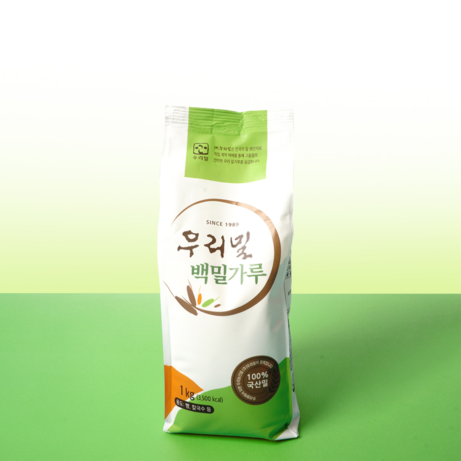 우리밀 백밀가루 1kg : 우리밀 since 1989