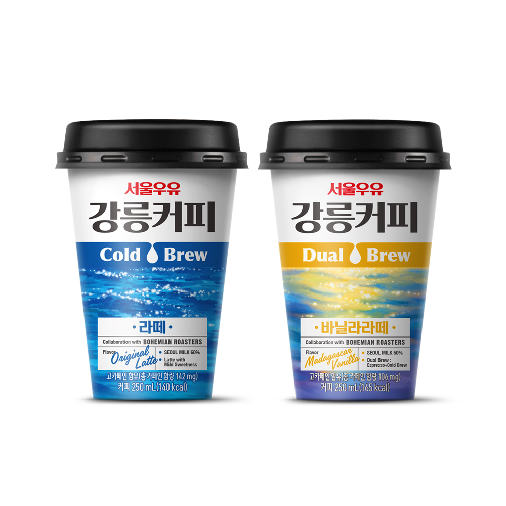 서울우유 강릉커피 라떼 10개 + 바닐라 10개 250ml : 서울우유공식몰
