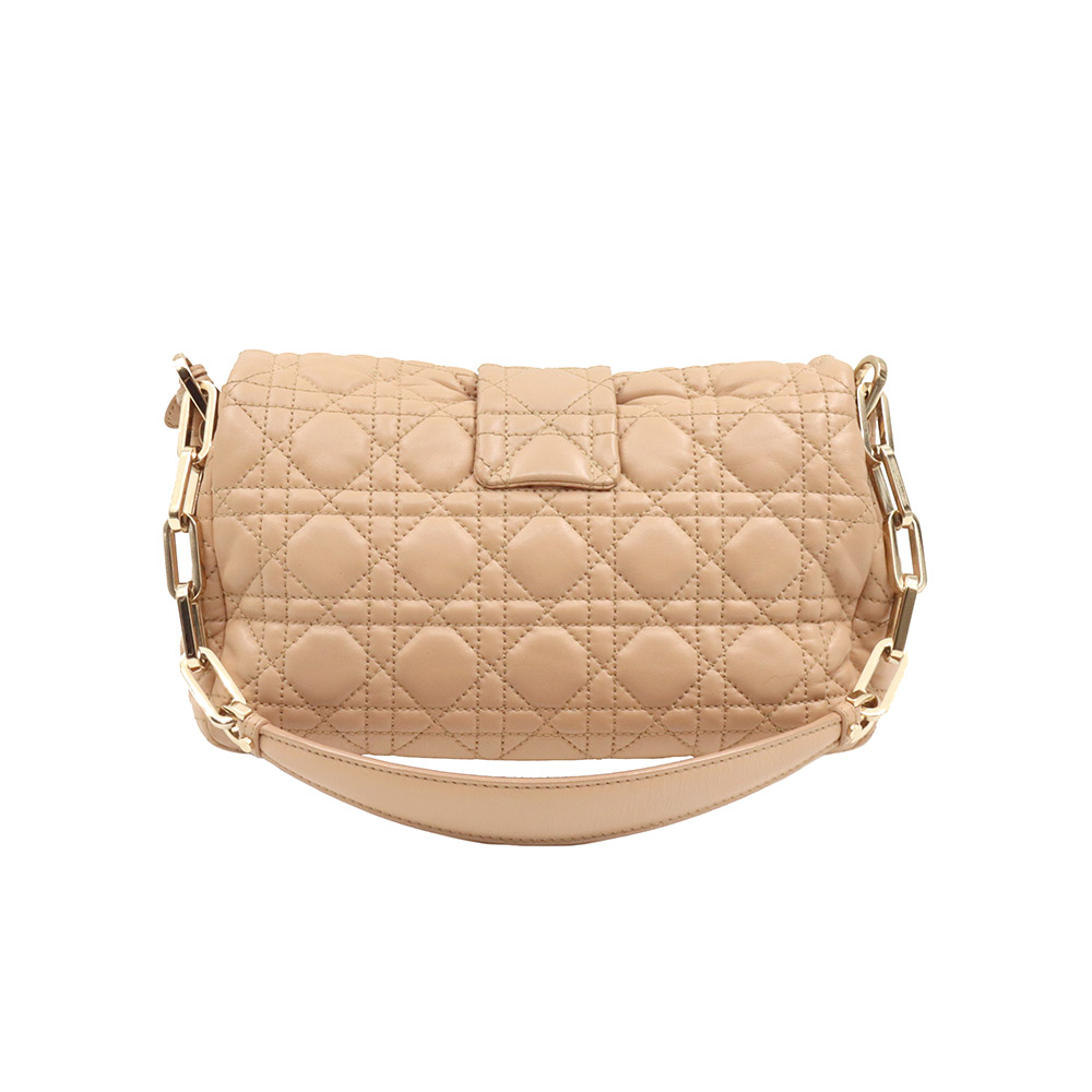 디올 베이지 램스킨 DIOR 뉴 락 금장 체인 숄더백 / M98020SSQ : 미사중고명품