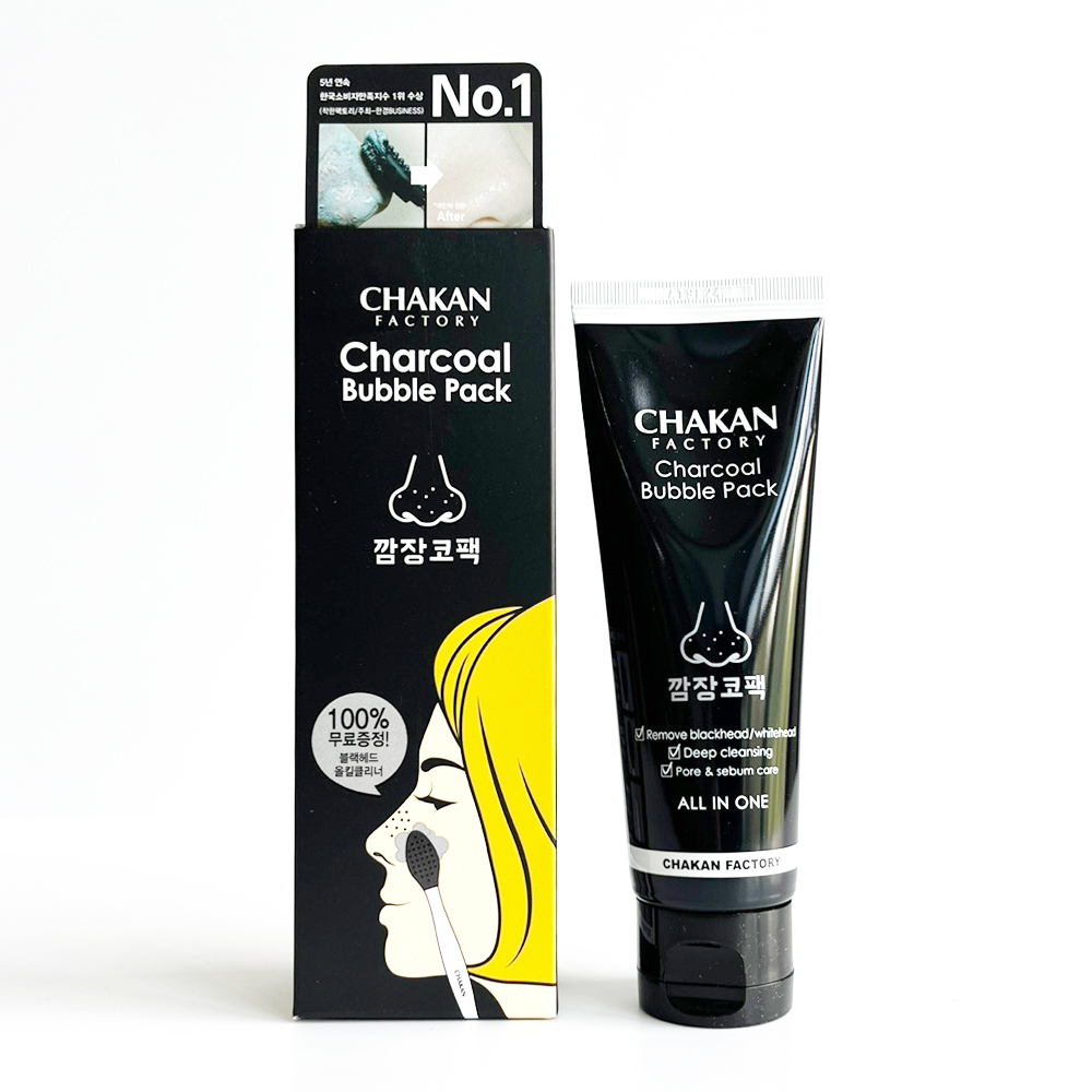 착한팩토리 숯 폭탄 깜장코팩 80ml : 주식회사 산창비