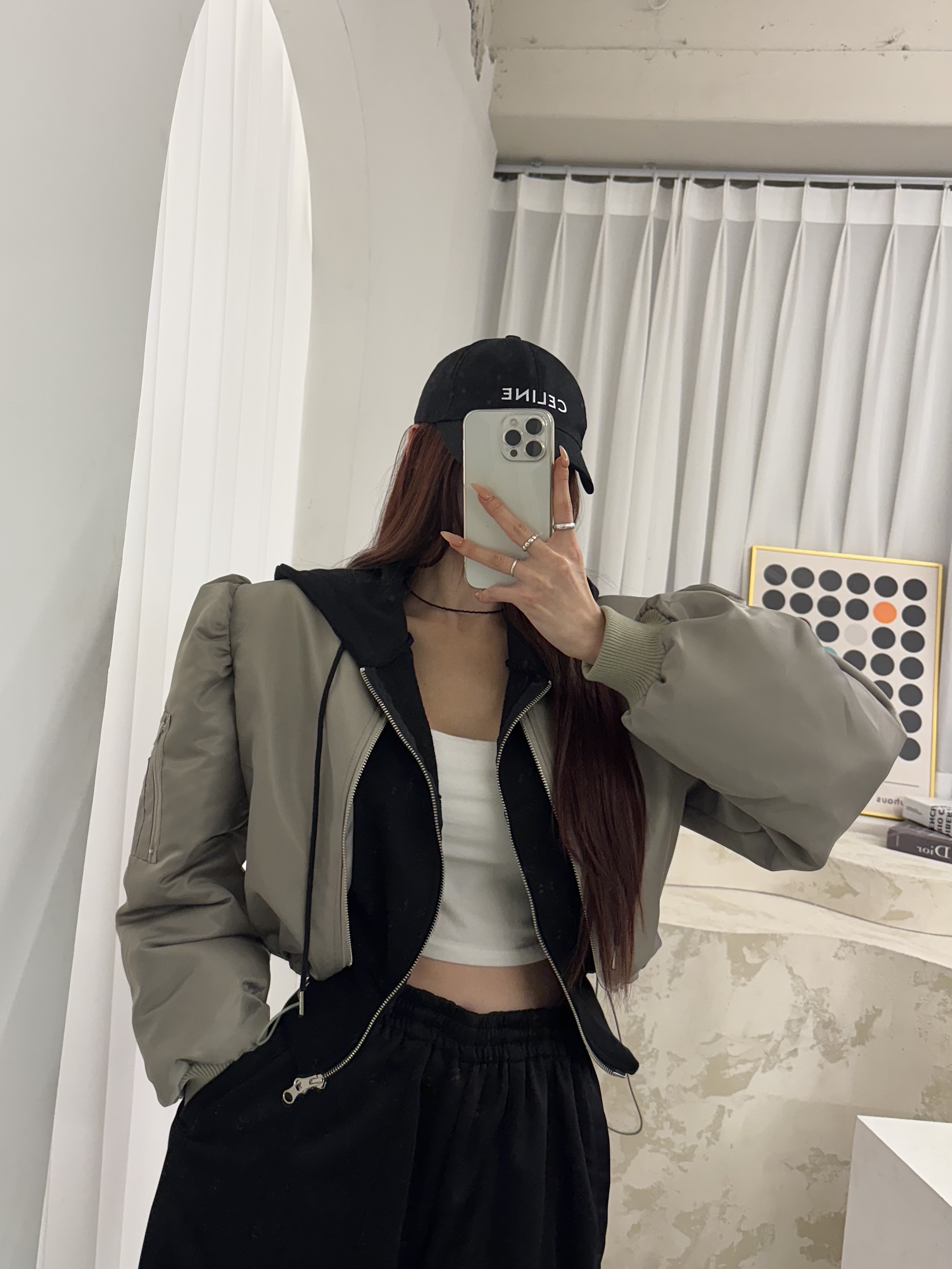 퍼프 패드 항공 점퍼 : 엔티크제이