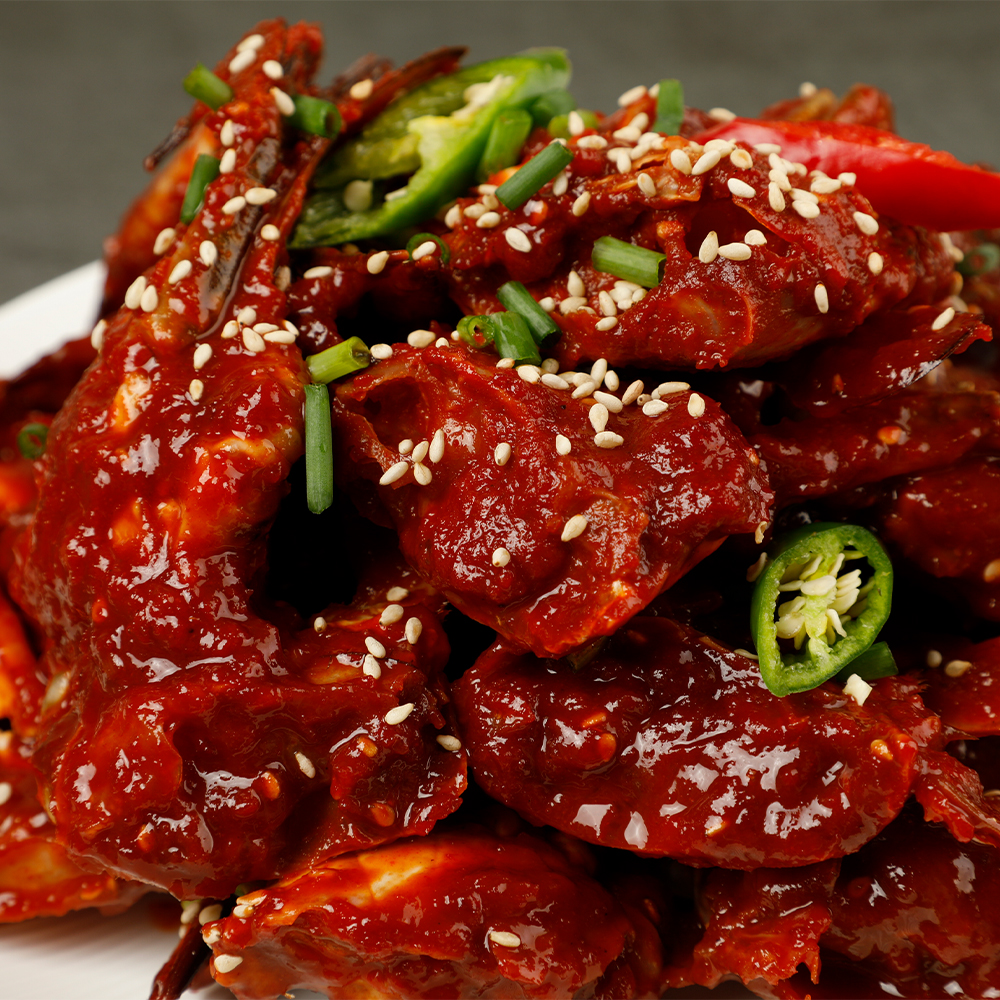 벌교특제양념 양념게장 1kg  / 매콤달콤 밥도둑 꽃게장 : 아토 코리아