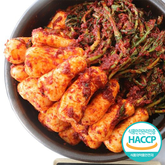 [정성김치] 총각김치 1kg : 정성영농조합법인