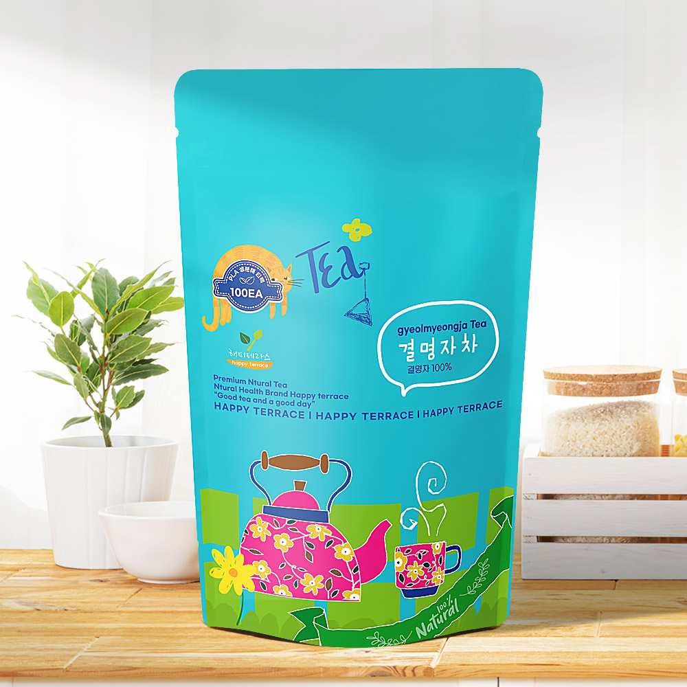 국산 볶은 옥수수보리차 티백 100개입 : 해피테라스